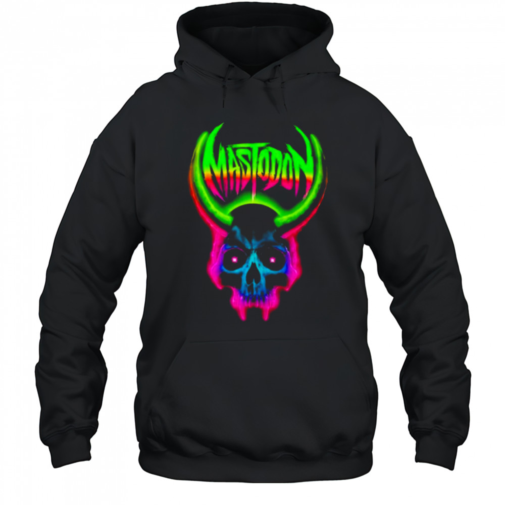 Mastodon Neon Skull X Chad James Keith Shirt Hoodie
