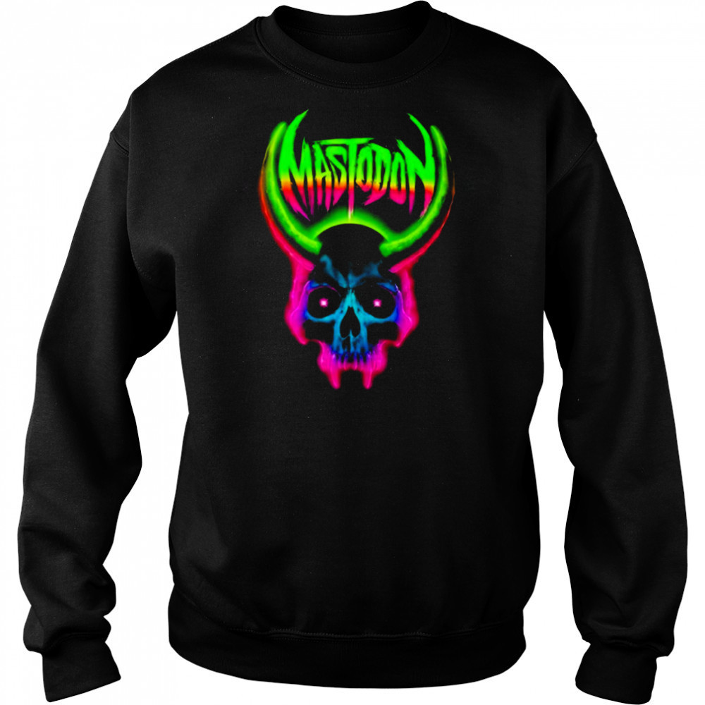 Mastodon Neon Skull X Chad James Keith Shirt Hoodie