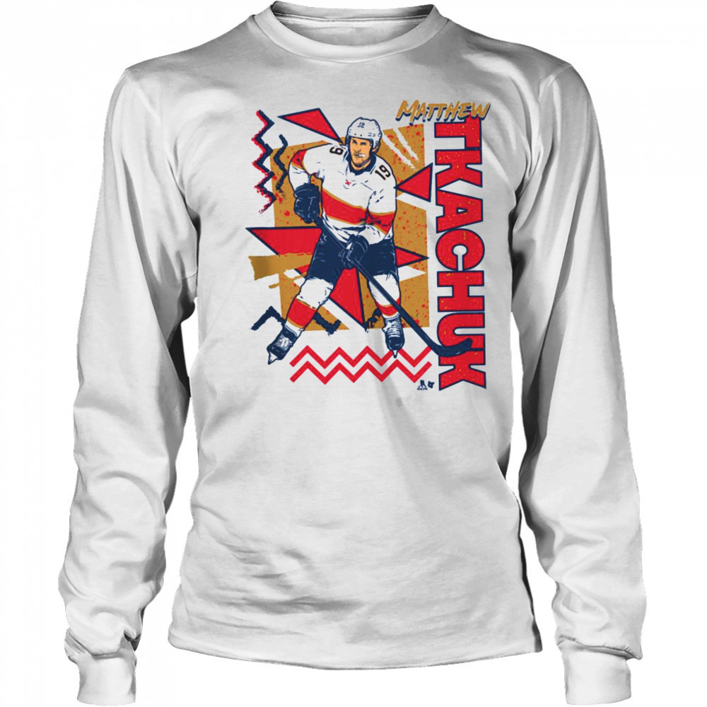 Matthew Tkachuk 90s Style Florida Hockey T-shirt Long Sleeved