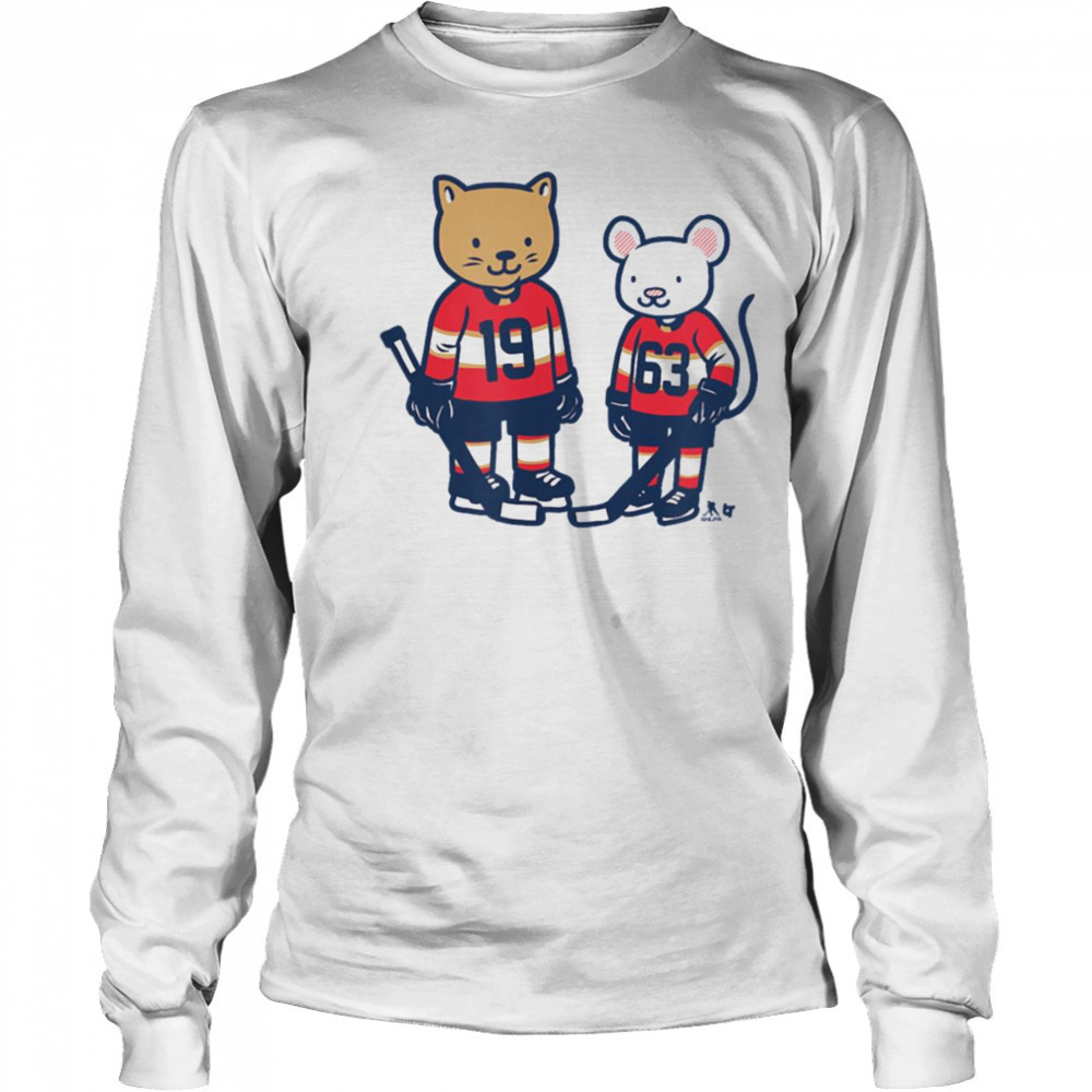 Matthew Tkachuk & Brad Marchand Cat & Rat Florida Hockey T Shirt Long Sleeved