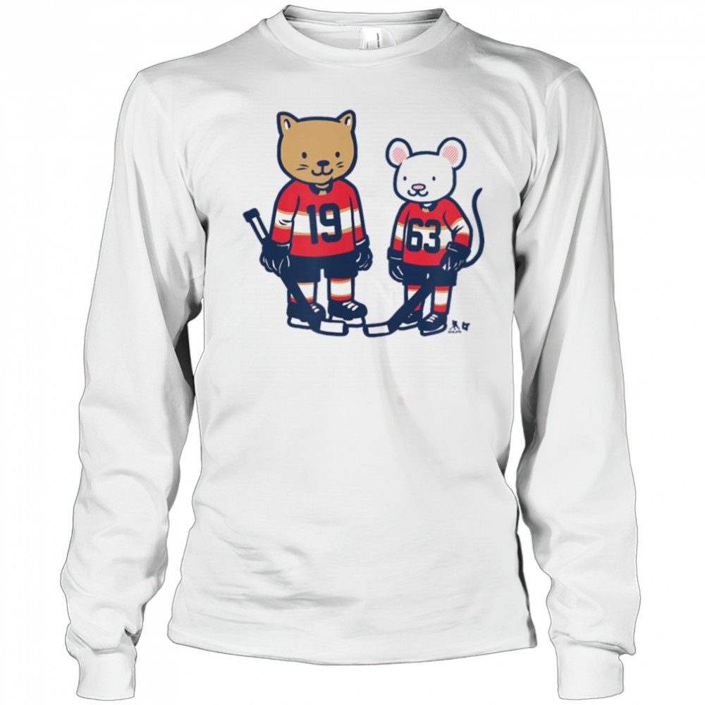 Matthew Tkachuk & Brad Marchand Cat & Rat Florida Hockey T Shirt Long Sleeved