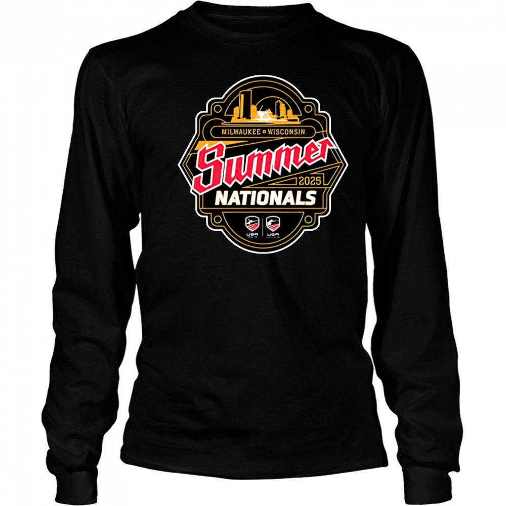 Milwaukee Wisconsin Summer Nationals 2025 Event Logo shirt Long Sleeved