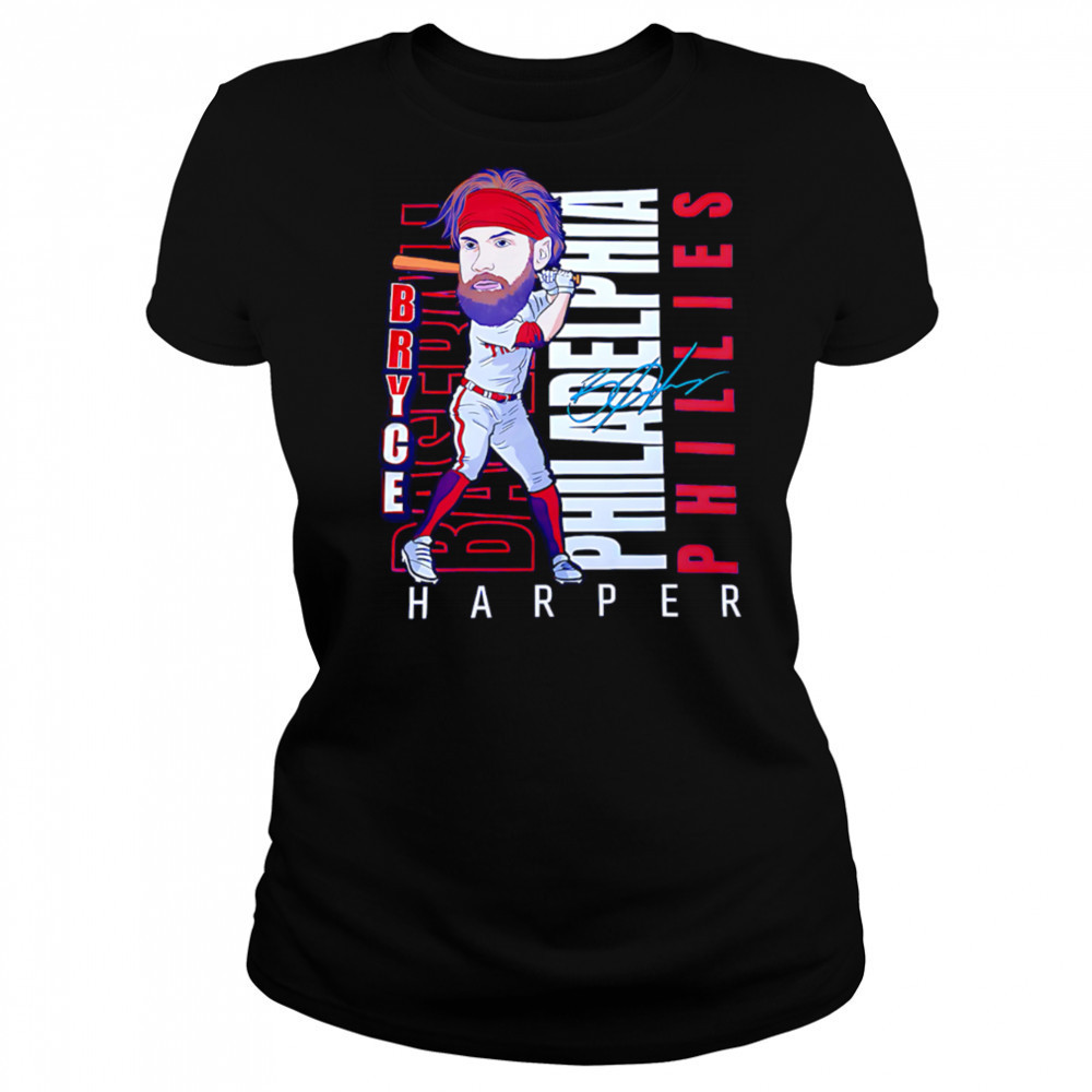 Mlb Philadelphia Phillies Bryce Harper 3 Remix Avatar Big Boys shirt Women's T-shirt