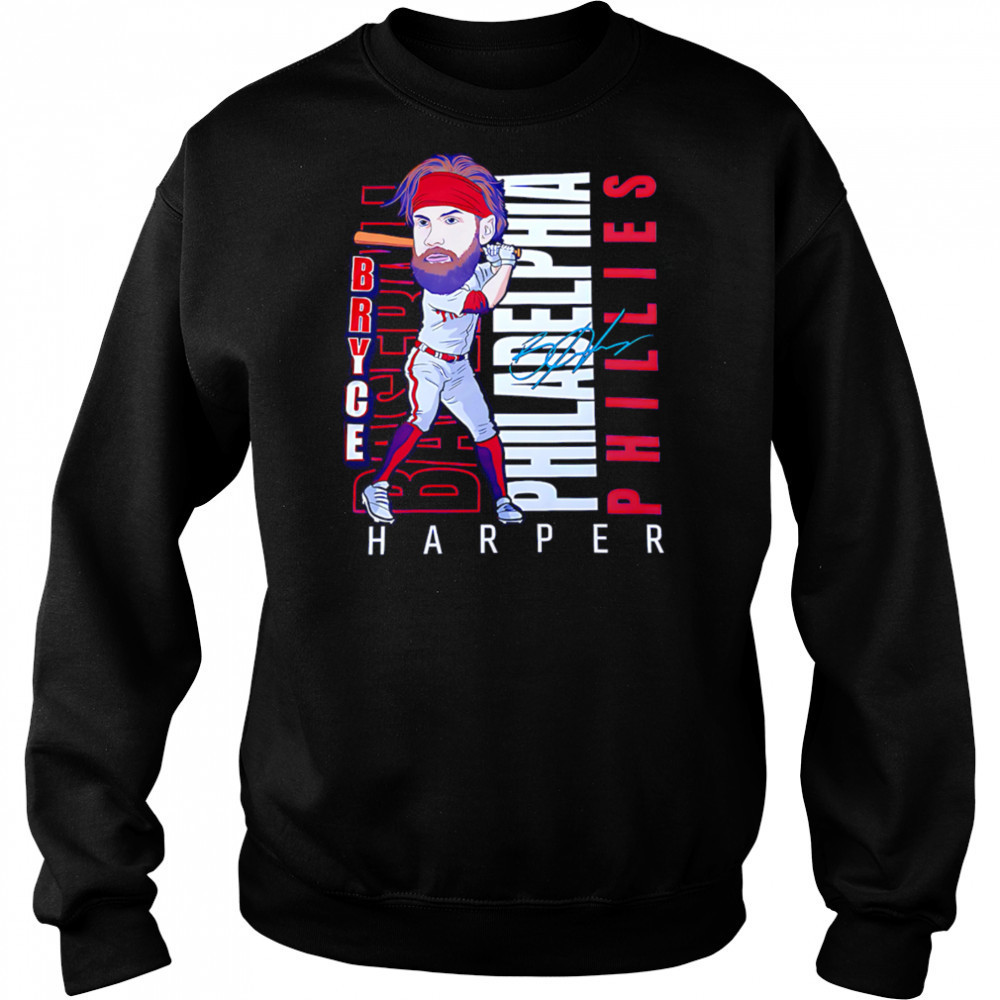 Mlb Philadelphia Phillies Bryce Harper 3 Remix Avatar Big Boys shirt Hoodie