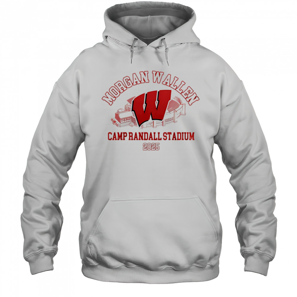 Morgan Wallen x Wisconsin Badgers Camp Randall Stadium 2025 shirt Hoodie