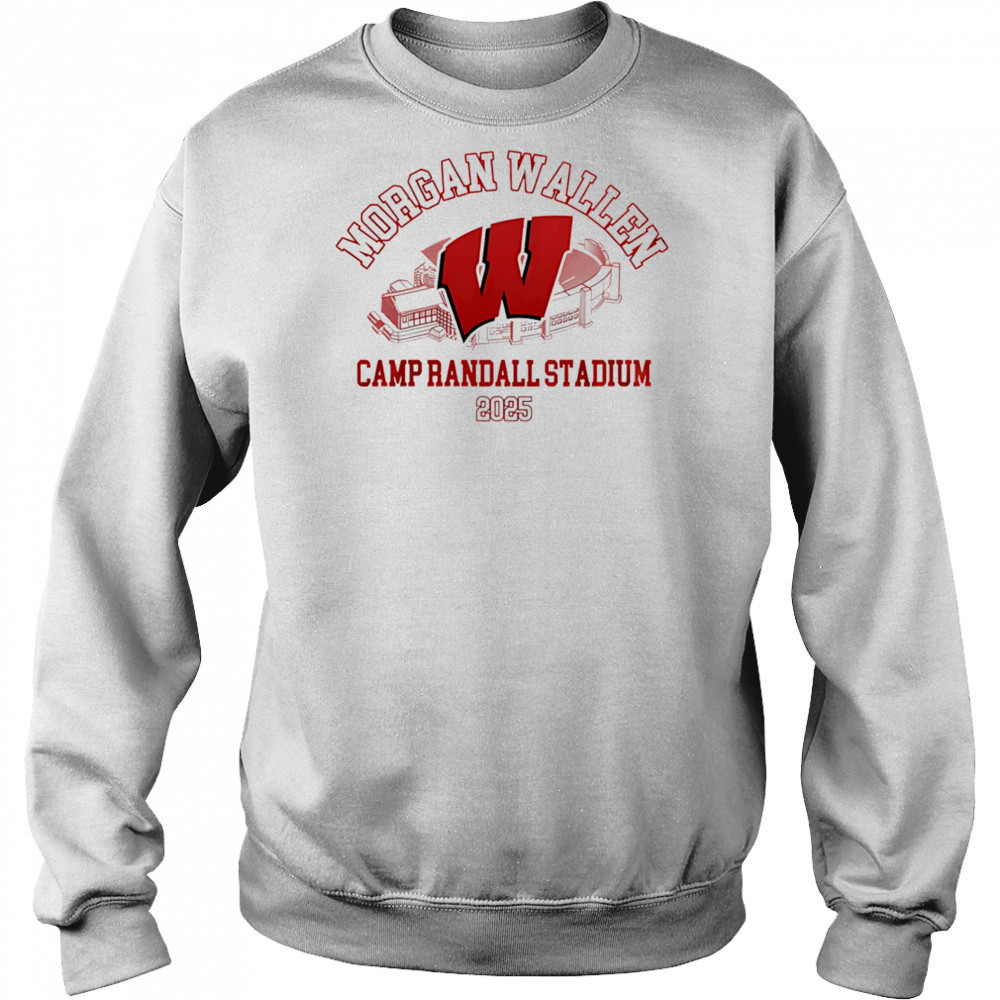 Morgan Wallen x Wisconsin Badgers Camp Randall Stadium 2025 shirt Hoodie