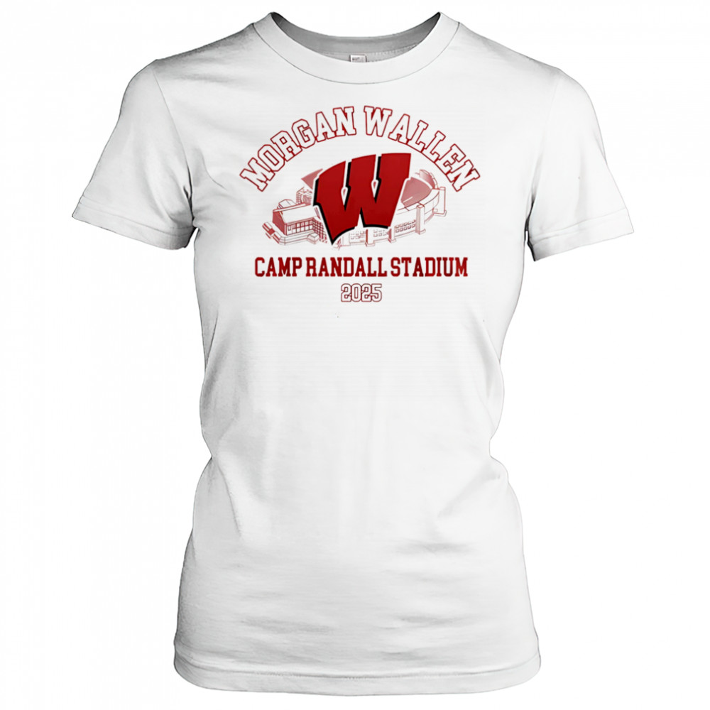 Morgan Wallen x Wisconsin Badgers Camp Randall Stadium 2025 shirt Women's T-shirt