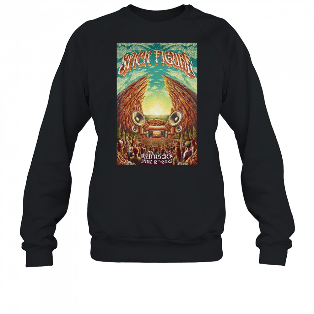 Morrison CO Tour Stick Figure June 12 2025 Poster T-Shirt Sweatshirt