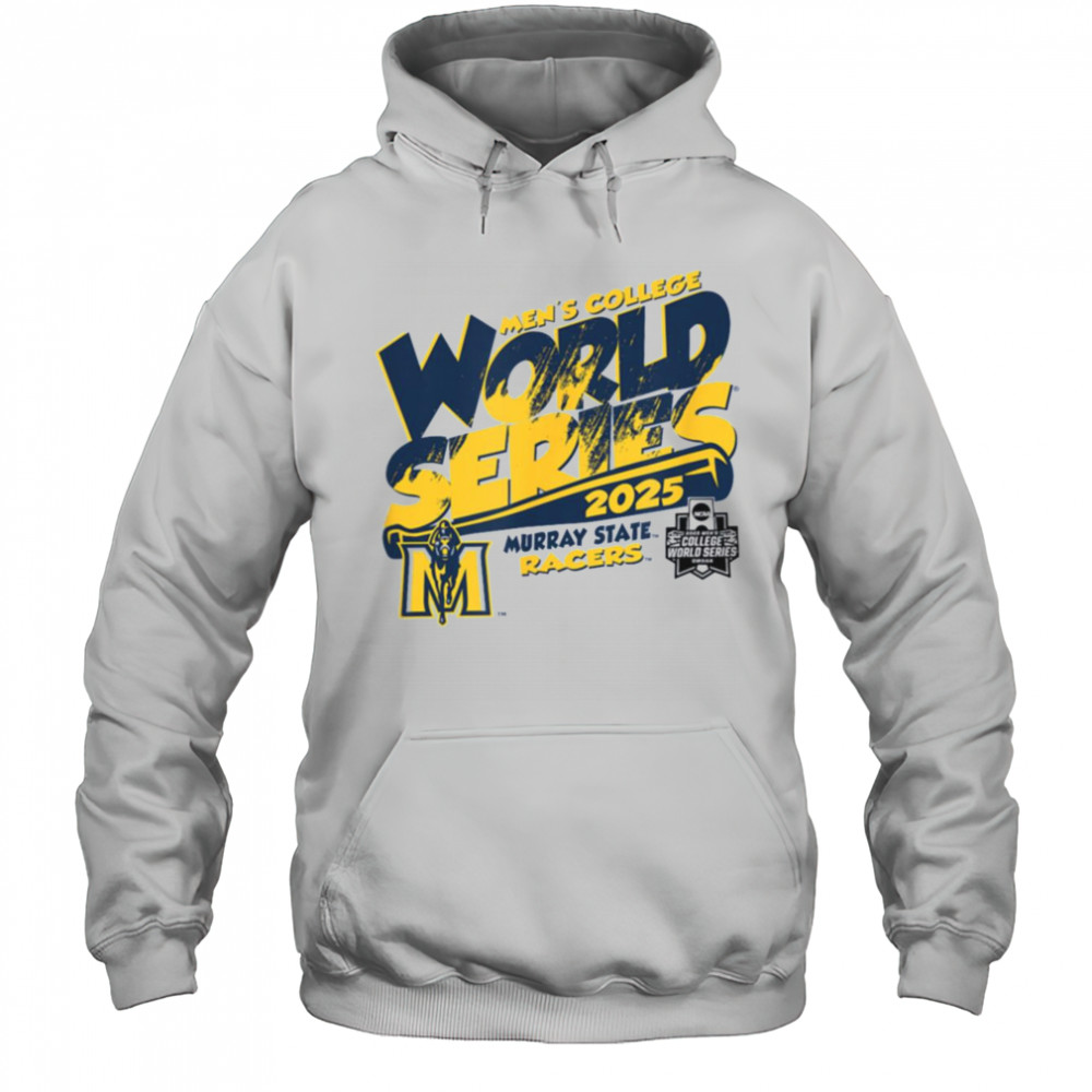 Murray State Racers MCWS 2025 College World Series White T Shirt Hoodie