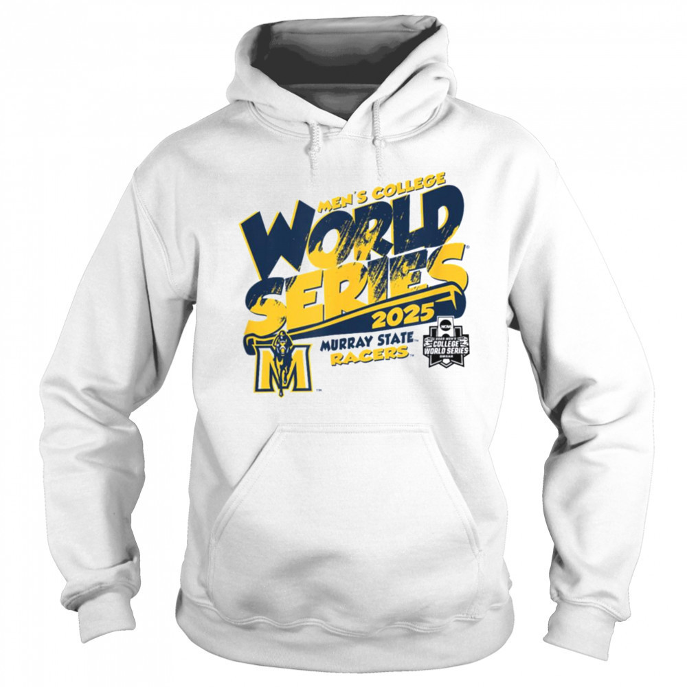 Murray State Racers MCWS 2025 College World Series White T Shirt Sweatshirt