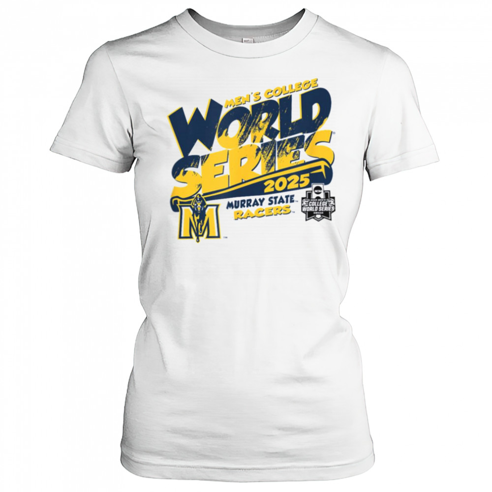 Murray State Racers MCWS 2025 College World Series White T Shirt Women's T-shirt