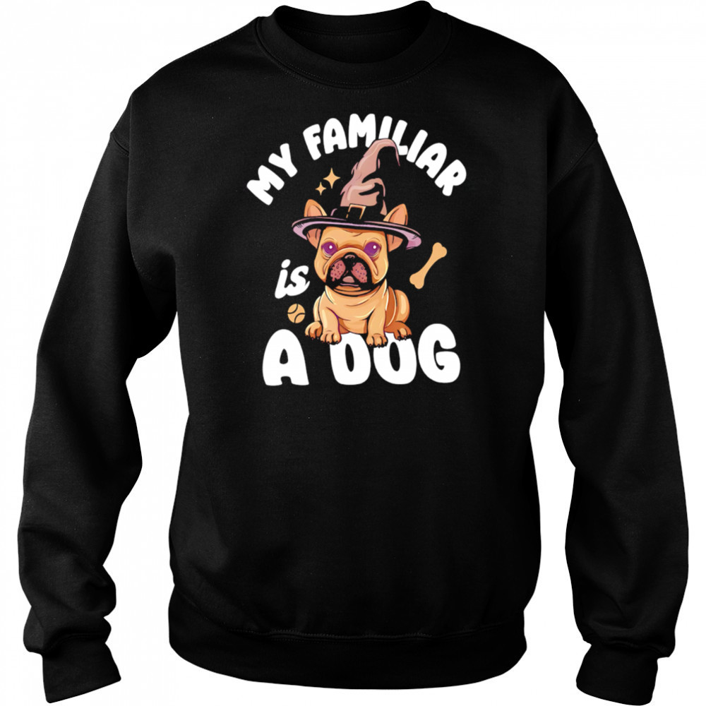 My Familiar is a Dog witch hat cute shirt Hoodie