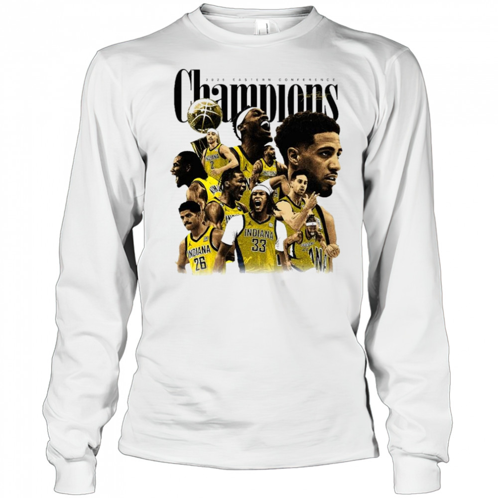NBA Finals Pacers 2025 NBA Finals Vault Drop Shirt Long Sleeved