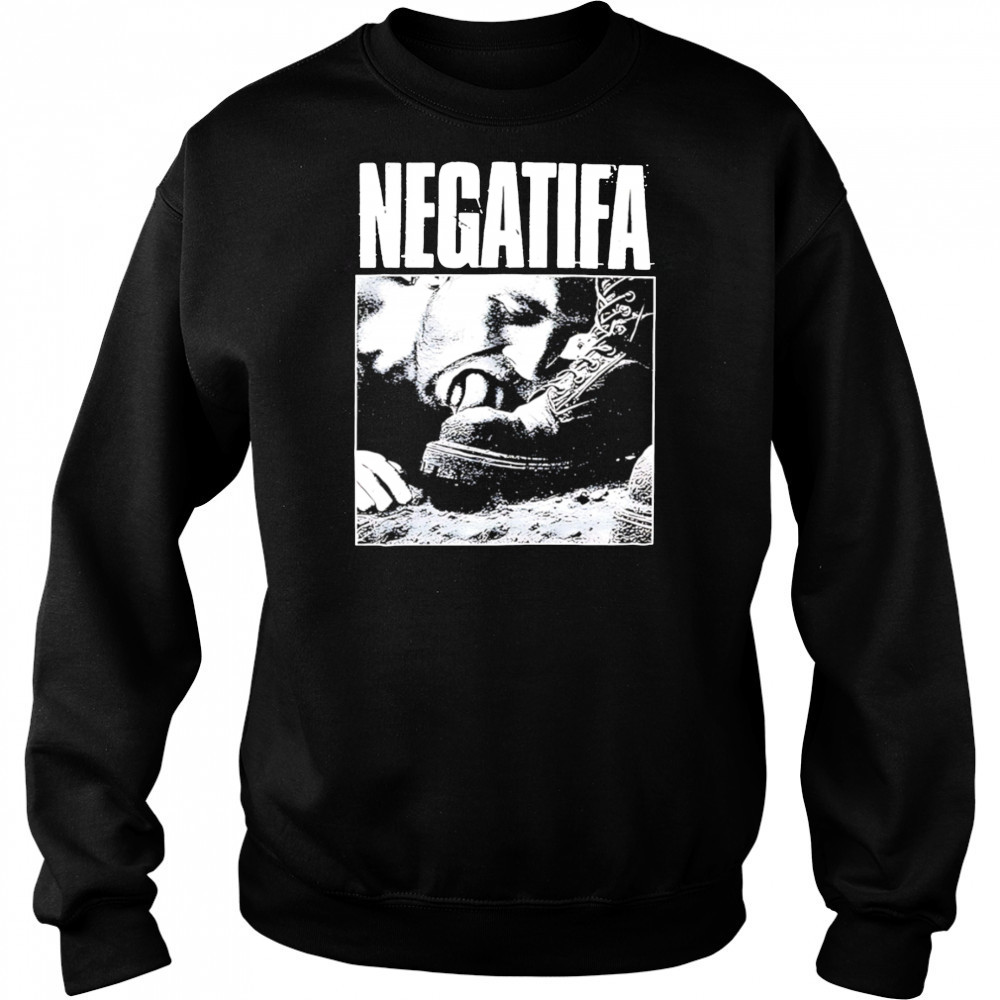 Negatifa licking shoe retro shirt Hoodie