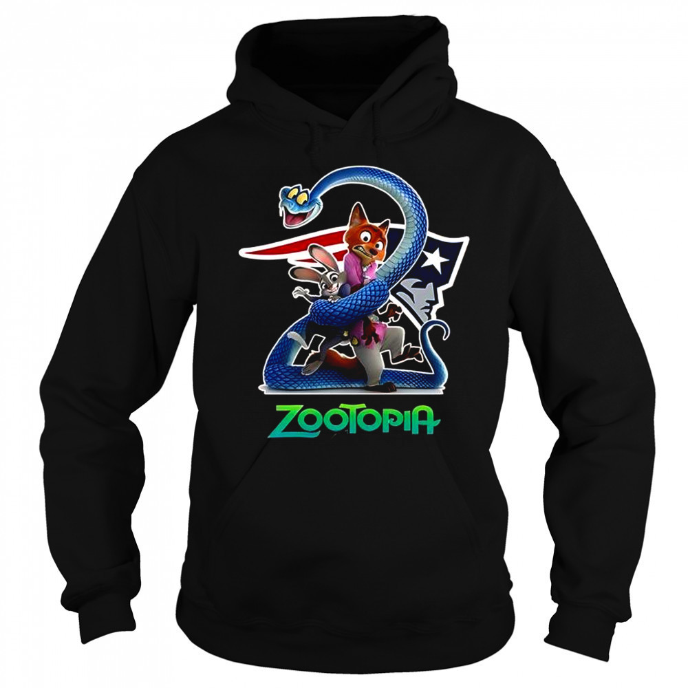 New England Patriots Zootopia 2 T-Shirt Sweatshirt