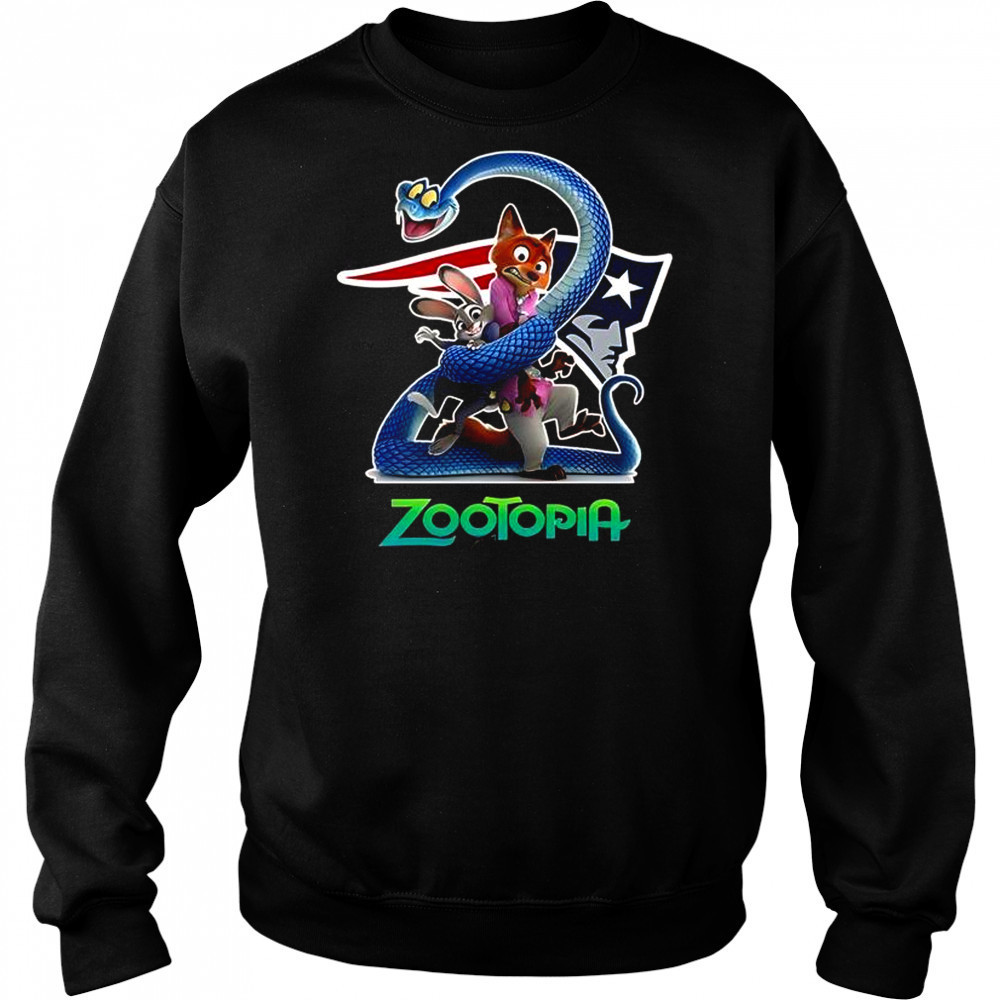 New England Patriots Zootopia 2 T-Shirt Hoodie