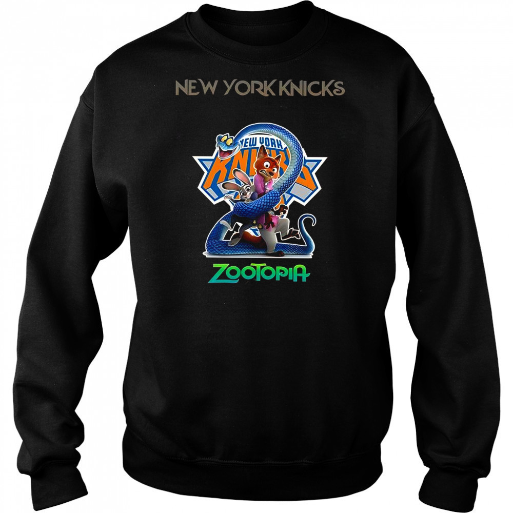 New York Knicks Zootopia 2 T-Shirt Hoodie