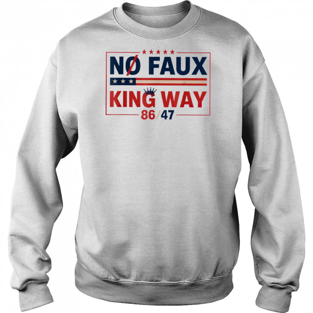 No Faux King Rejecting Kings flag T Shirt Hoodie