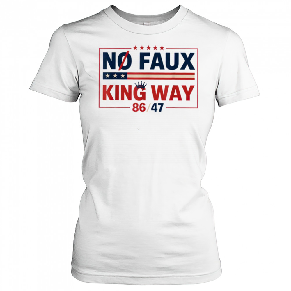 No Faux King Rejecting Kings flag T Shirt Women's T-shirt