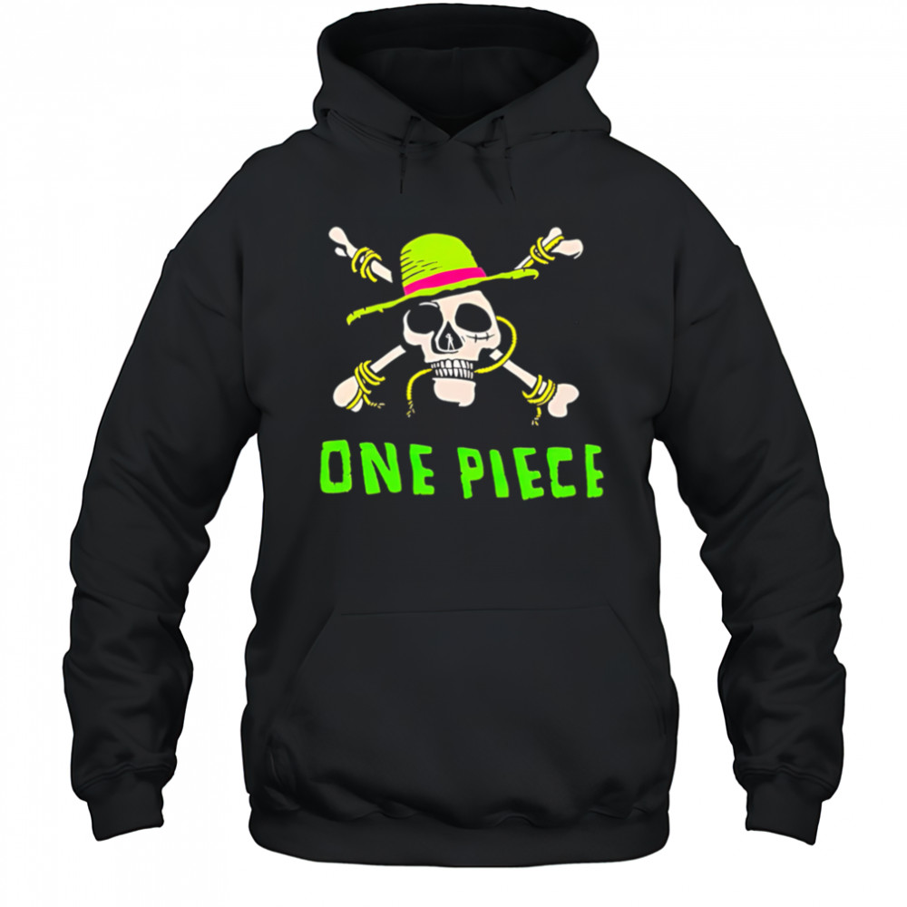 One Piece Skull neon shirt Hoodie