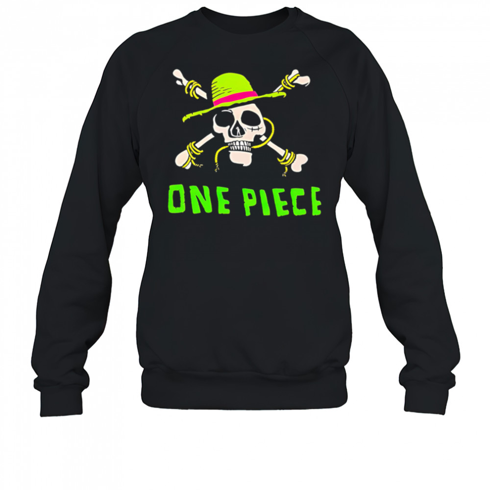 One Piece Skull neon shirt Sweatshirt
