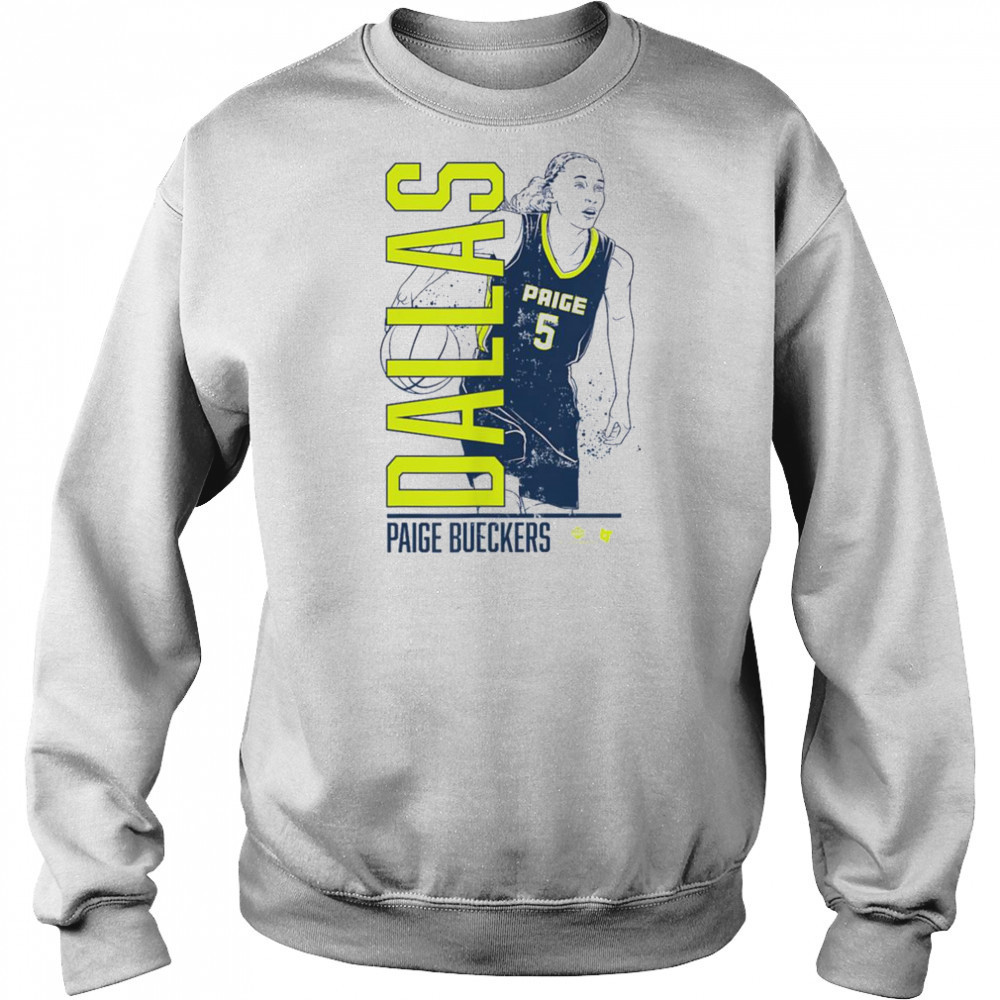 Paige Bueckers Vertical Layer Dallas Basketball T Shirt Hoodie