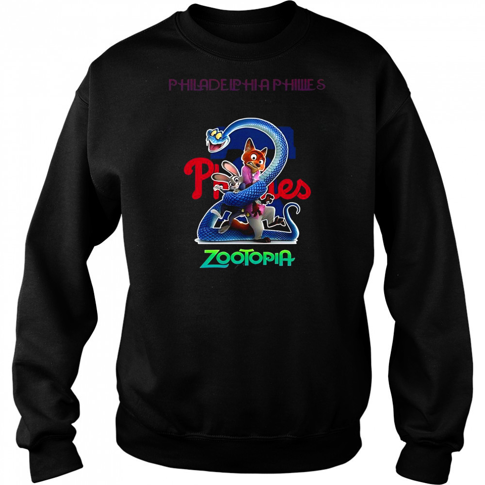 Philadelphia Phillies Zootopia 2 T-Shirt Hoodie