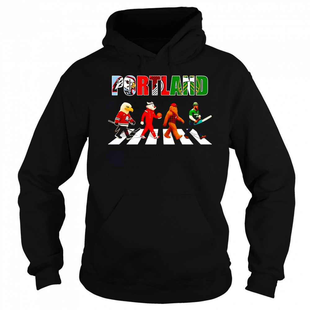 Portland sports mascot Abbey Road cross road shirt Sweatshirt
