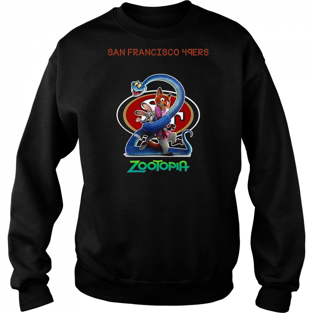 San Francisco 49ers Zootopia 2 T-Shirt Hoodie