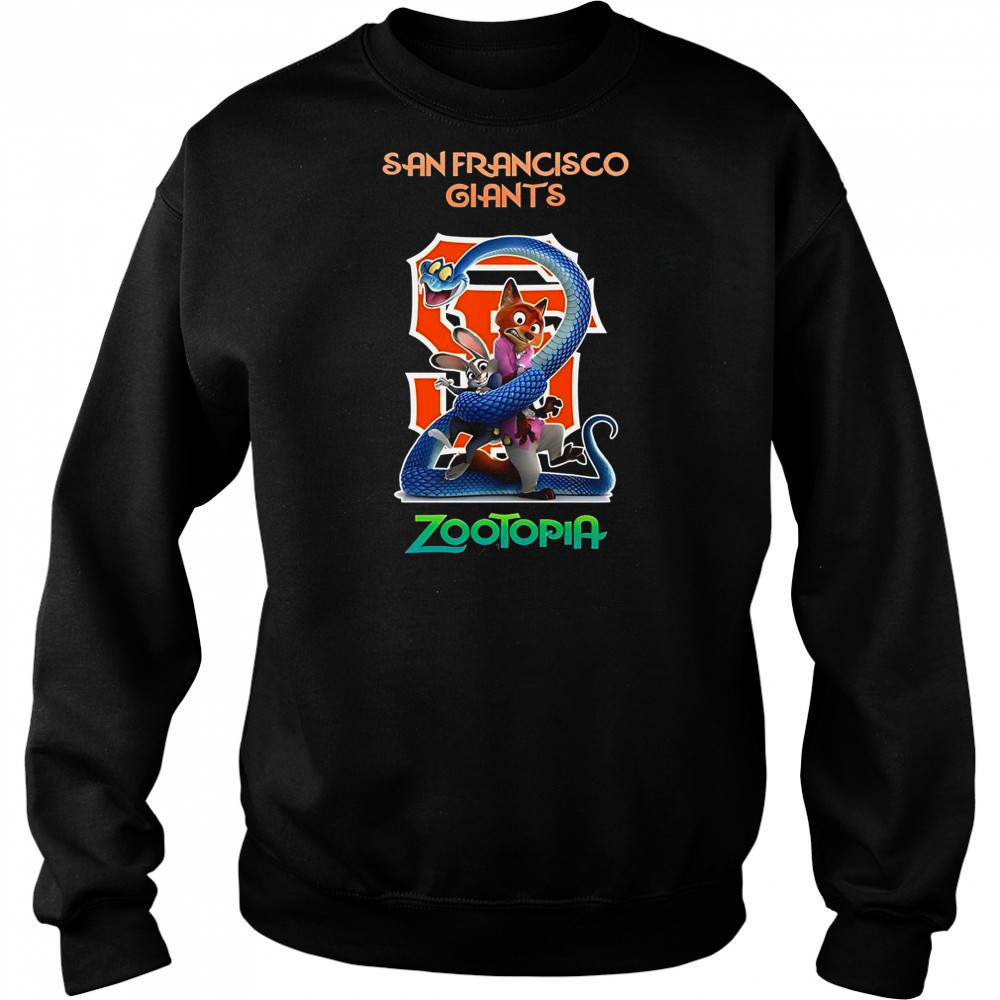 San Francisco Giants Zootopia 2 T-Shirt Hoodie