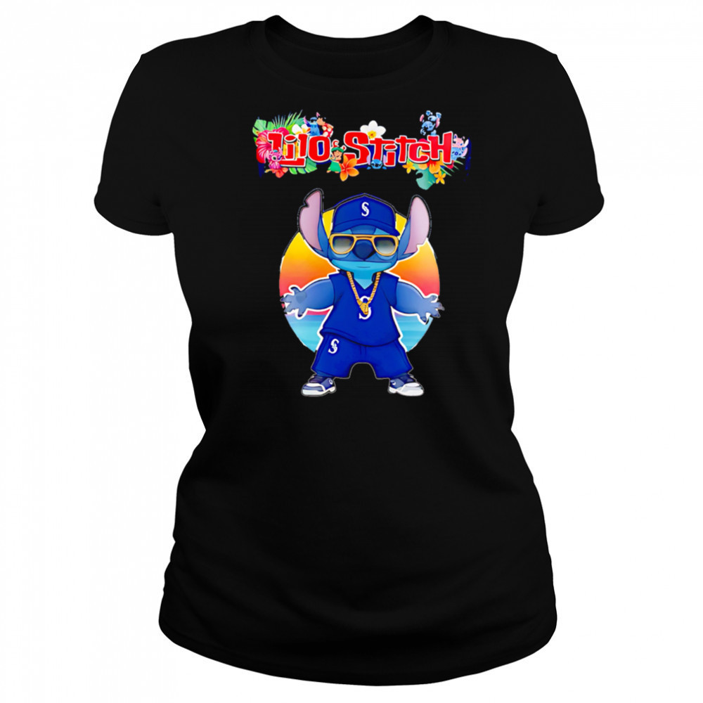 Seattle Mariners x Lilo and Stitch Baseball shirt Women's T-shirt