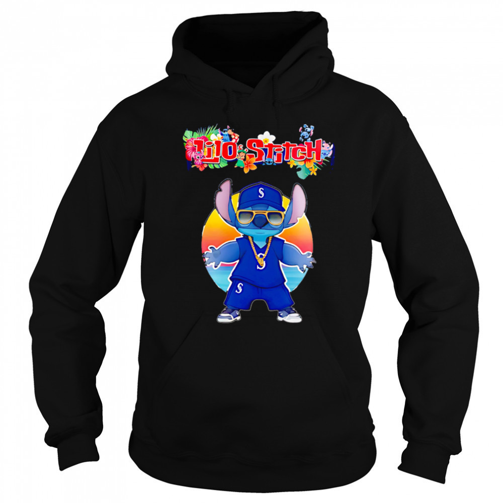 Seattle Mariners x Lilo and Stitch Baseball shirt Sweatshirt