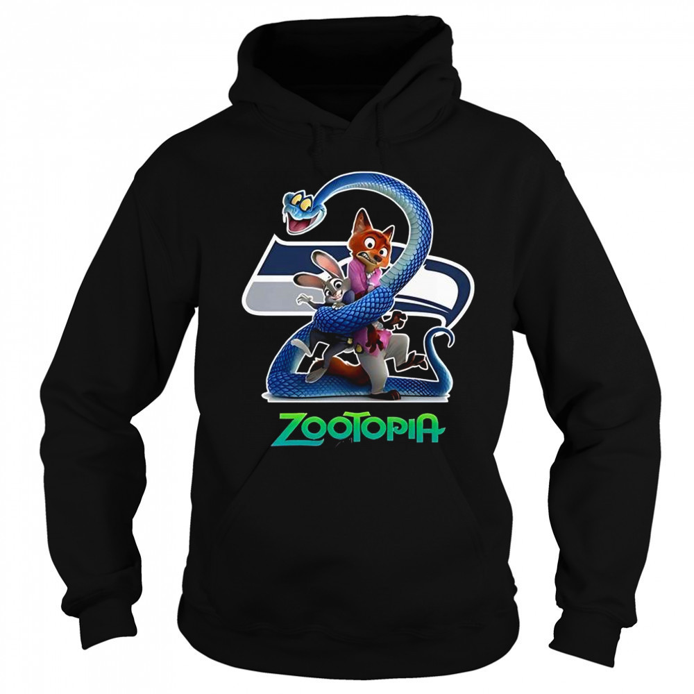 Seattle Seahawks Zootopia 2 T-Shirt Sweatshirt