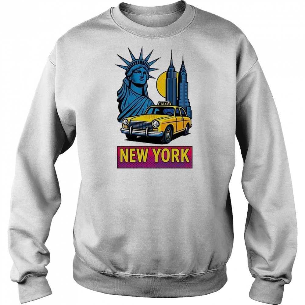 Statue Of Liberty New York Retro Style Shirt Hoodie