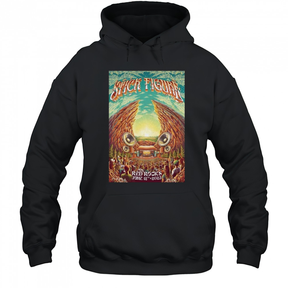 Stick Figure June 12 2025 Red Rocks Amphitheatre Morrison CO Shirt Hoodie