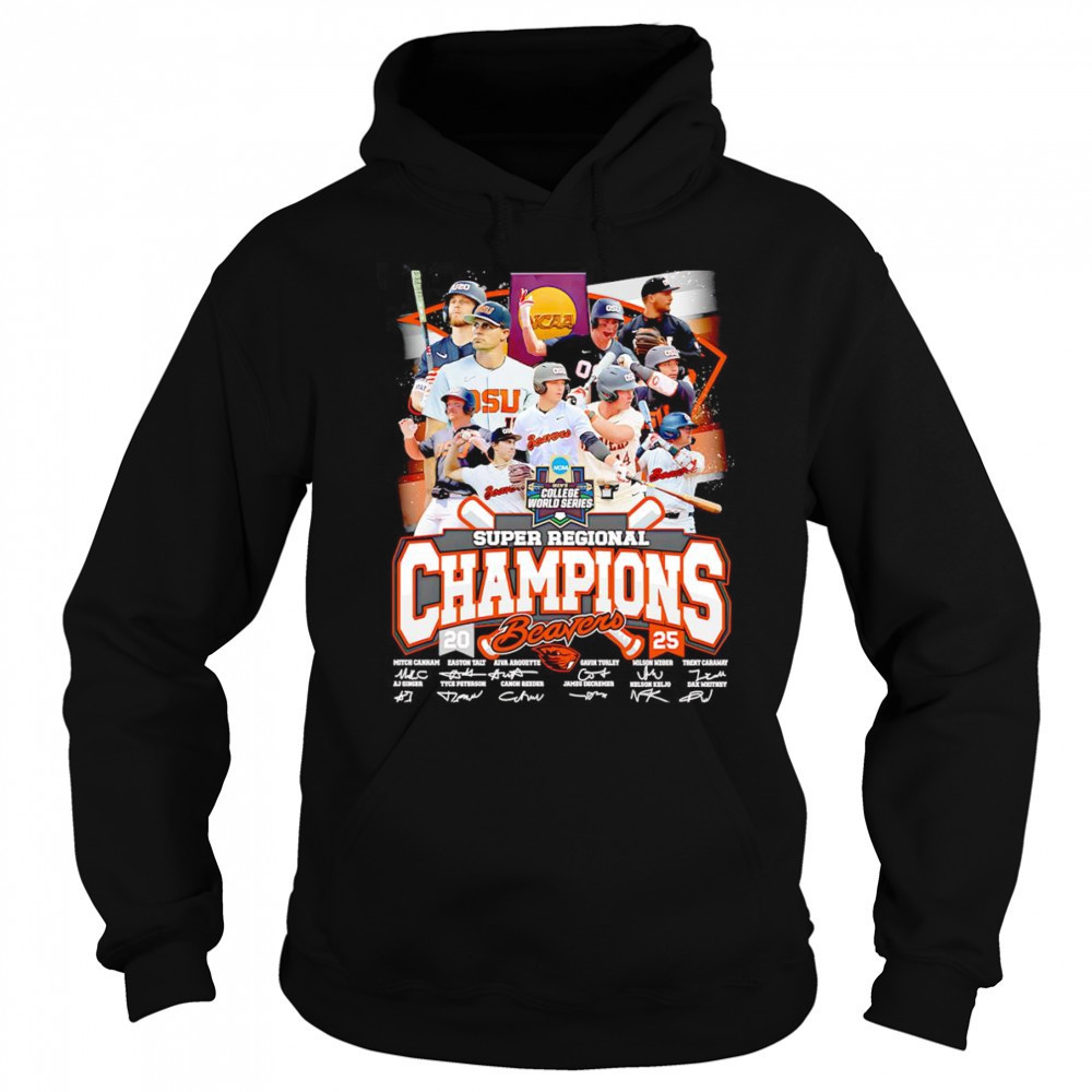 Super Regional Champions 2025 Oregon State Beavers shirt Sweatshirt