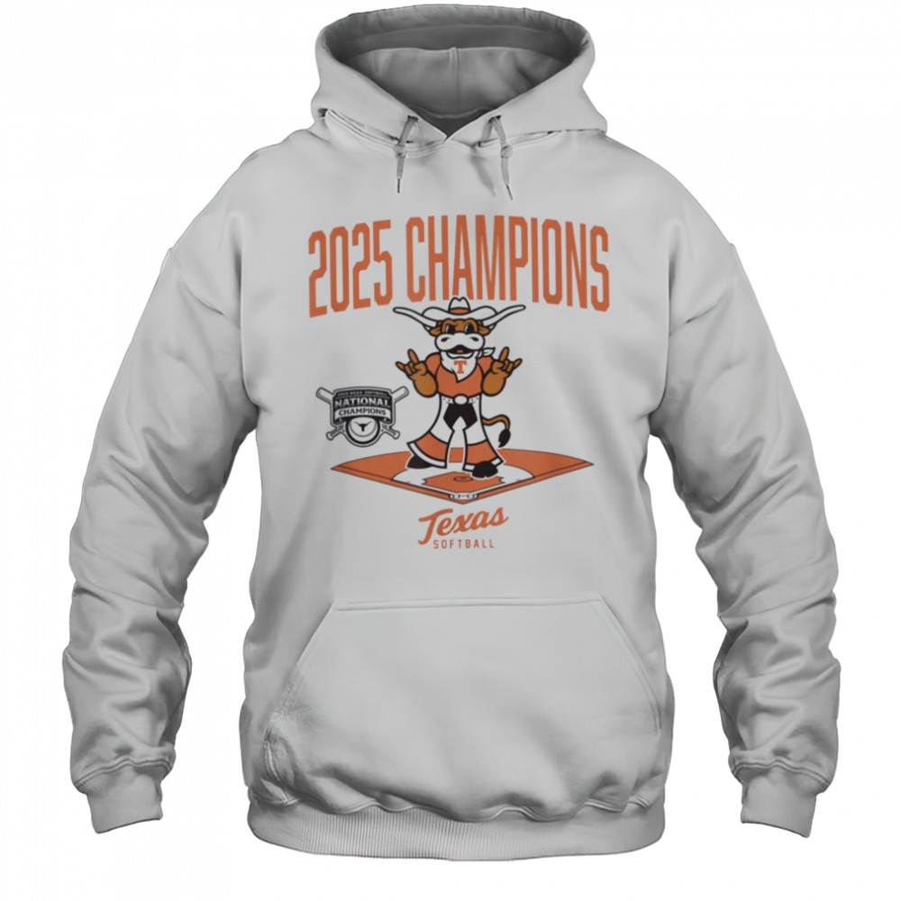 Texas Longhorns 2025 Champs Diamond NCAA Softball T Shirt Hoodie