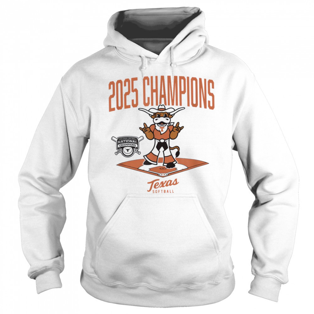 Texas Longhorns 2025 Champs Diamond NCAA Softball T Shirt Sweatshirt