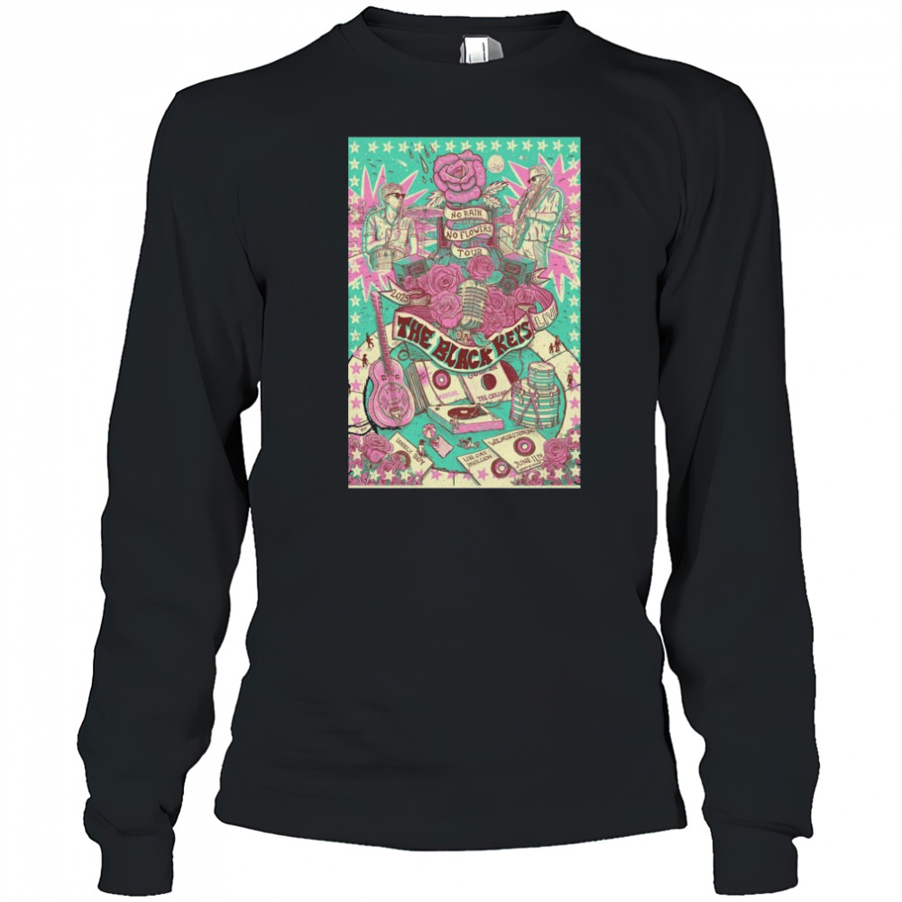 The Black Keys June 11 2025 Wilmington NC Poster T-Shirt Long Sleeved