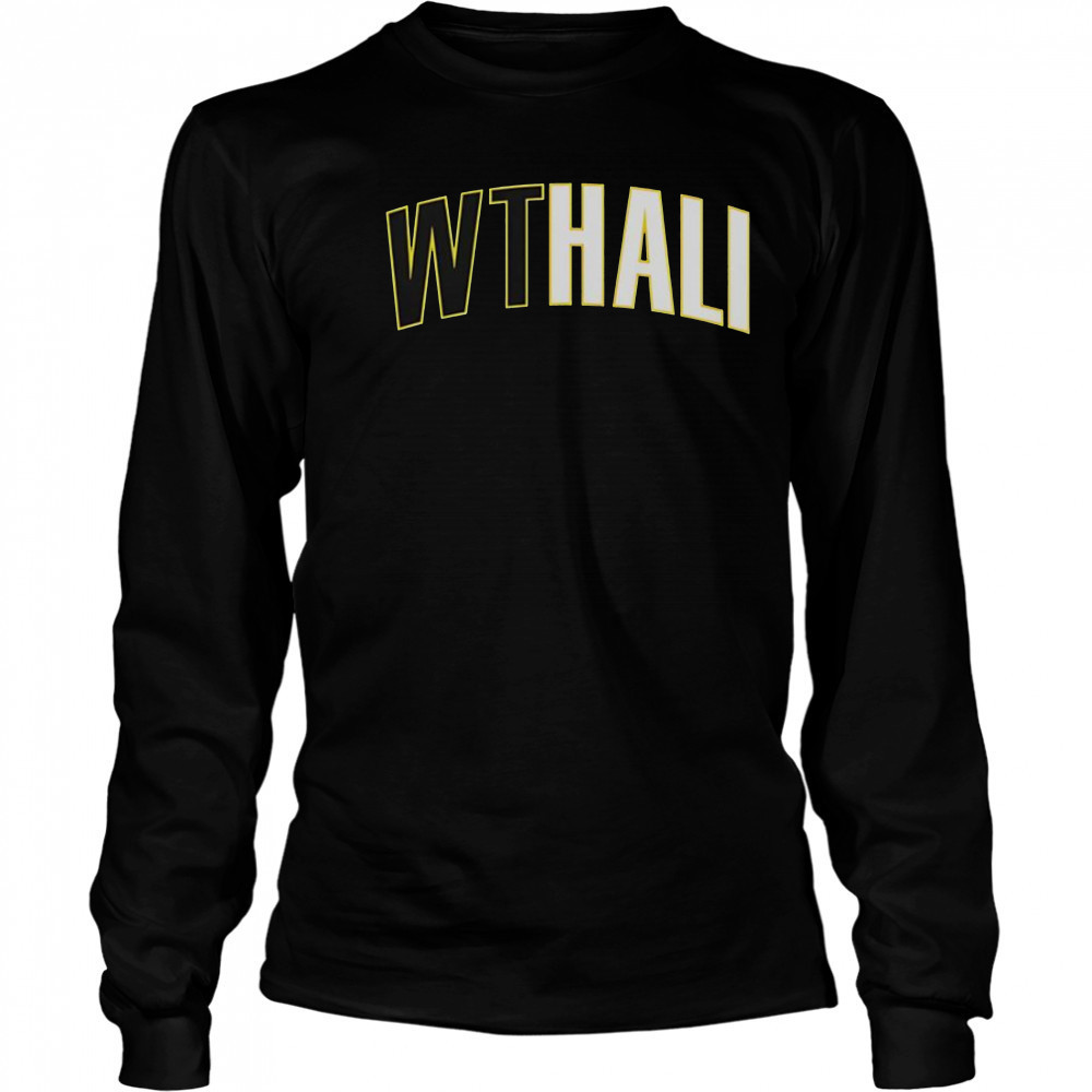 Tyrese Haliburton Indiana Pacers Wthali Text T-Shirt Long Sleeved