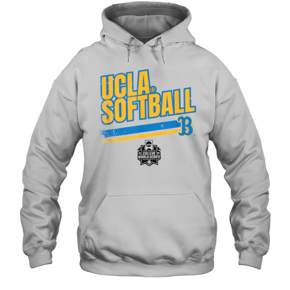 UCLA Softball_ Women’s College World Series Stripe T Shirt Hoodie