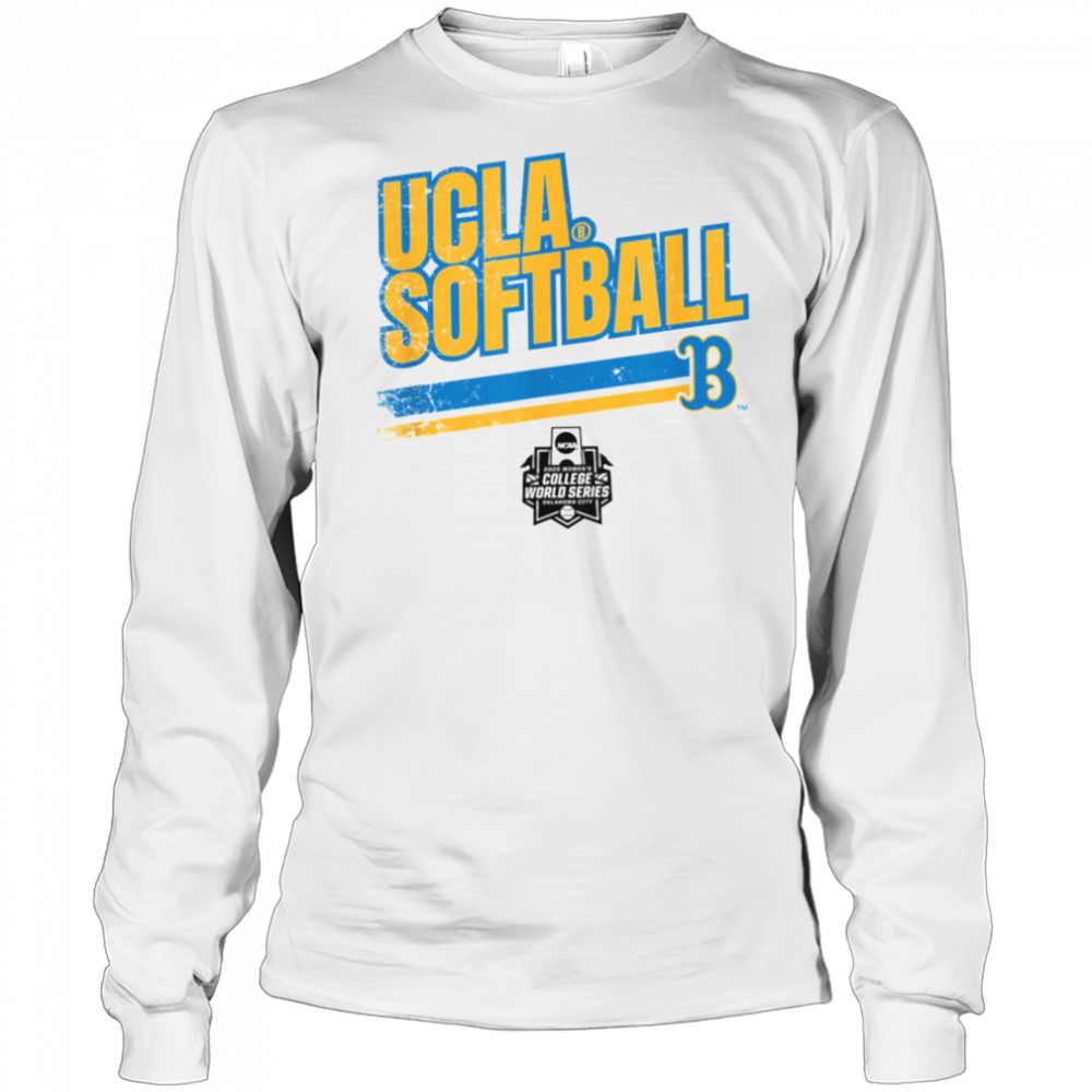 UCLA Softball_ Women’s College World Series Stripe T Shirt Long Sleeved