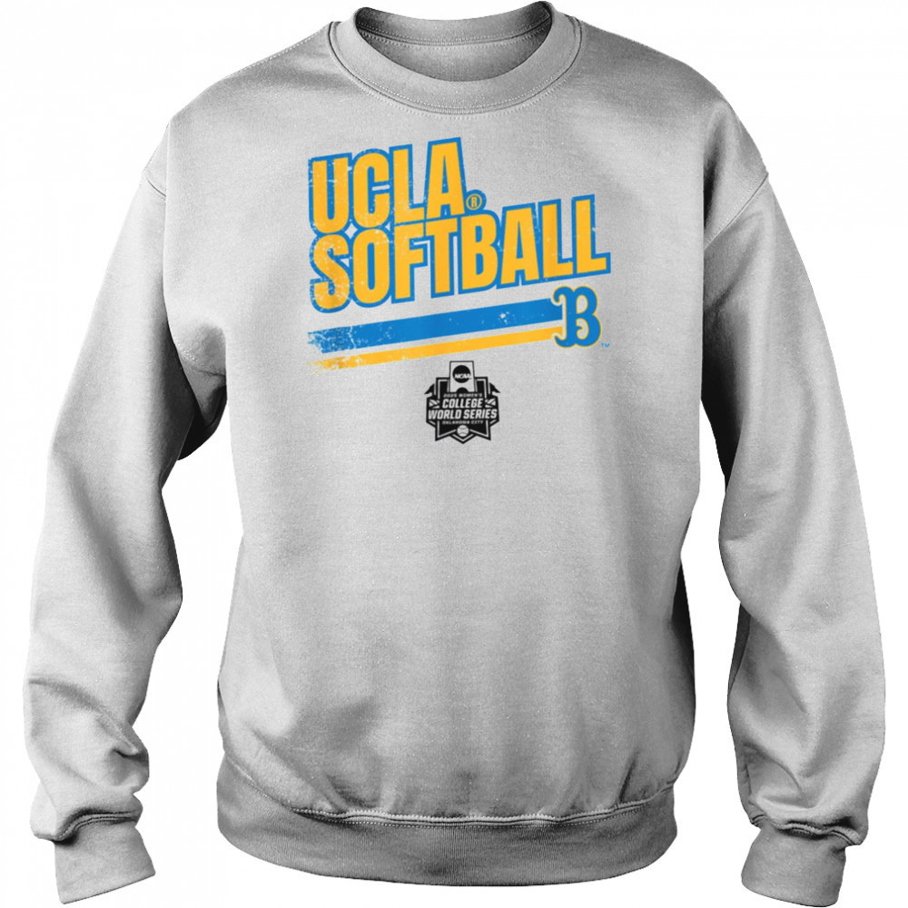 UCLA Softball_ Women’s College World Series Stripe T Shirt Hoodie