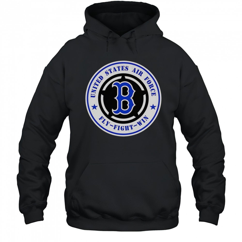 United States Air Force Fly-Fight-Win Boston Red Sox T-Shirt Hoodie