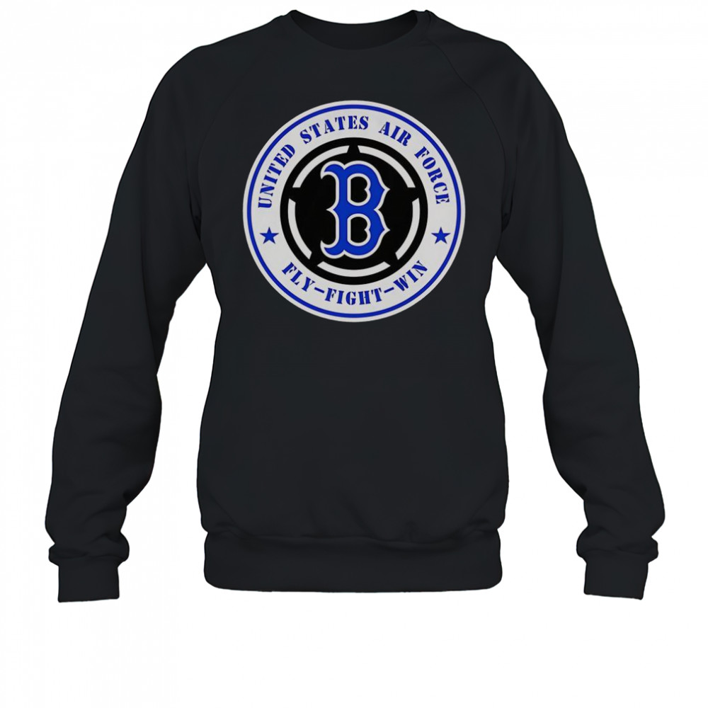 United States Air Force Fly-Fight-Win Boston Red Sox T-Shirt Sweatshirt