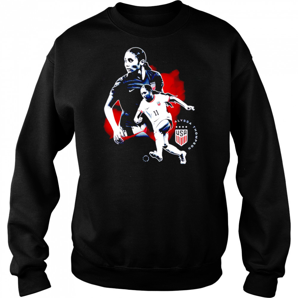 USWNT Alyssa Thompson Graphic shirt Hoodie
