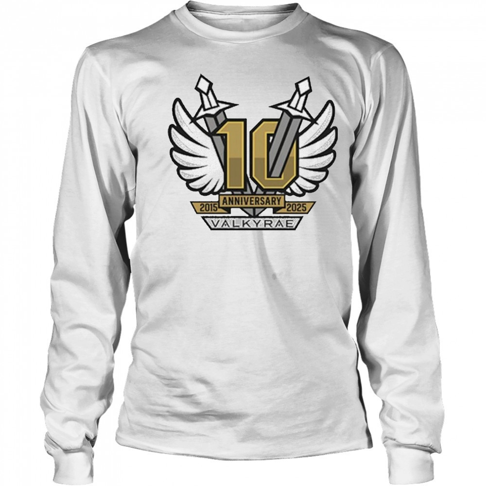Valkyrae 10 Year Anniversary T-Shirt Long Sleeved