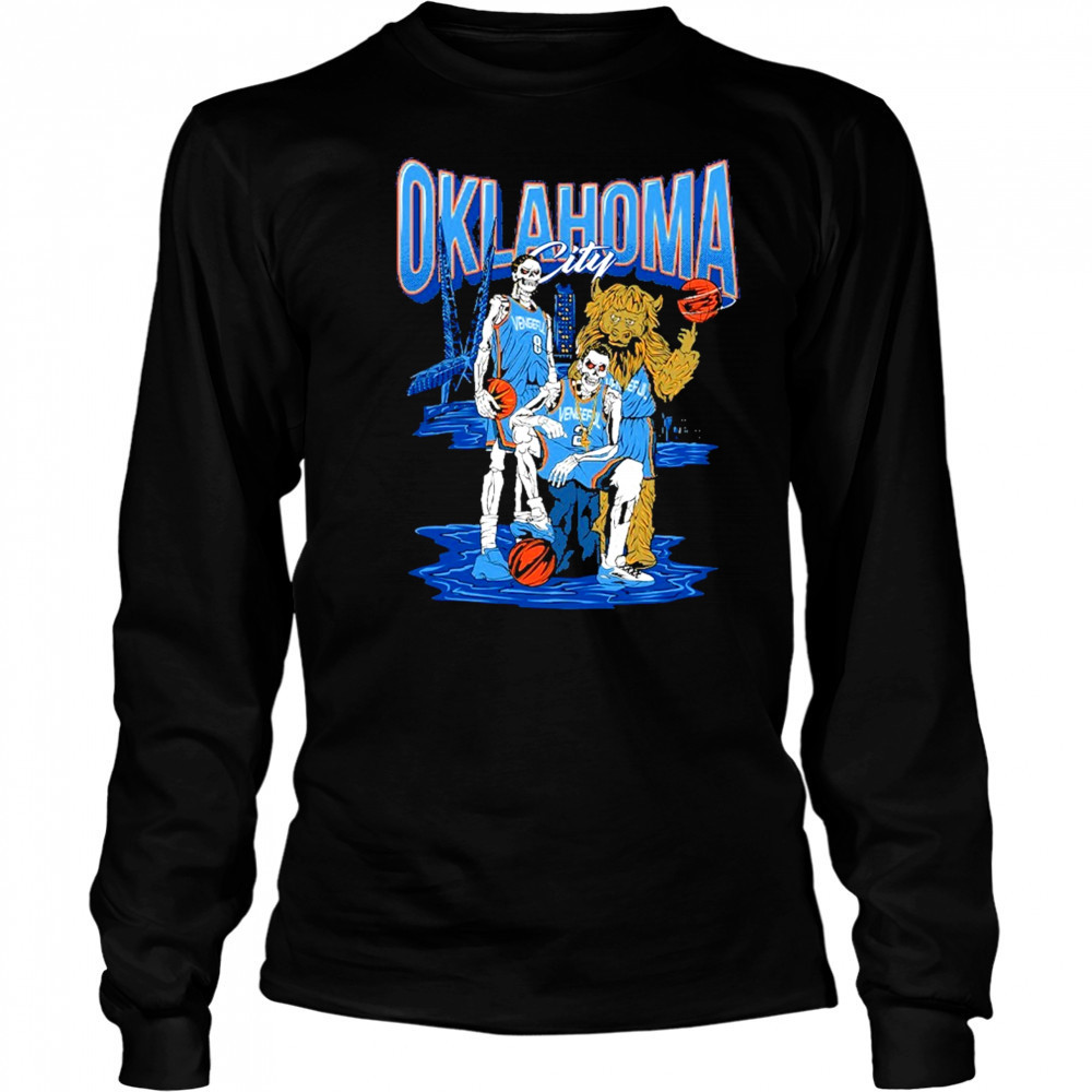Vengeful Oklahoma City Thunder 2025 T-Shirt Long Sleeved