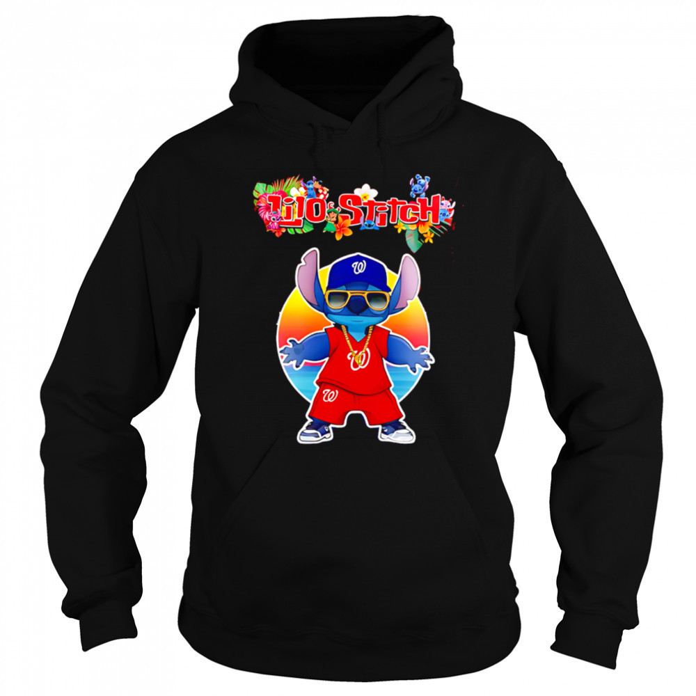 Washington Nationals x Lilo and Stitch Baseball shirt Sweatshirt