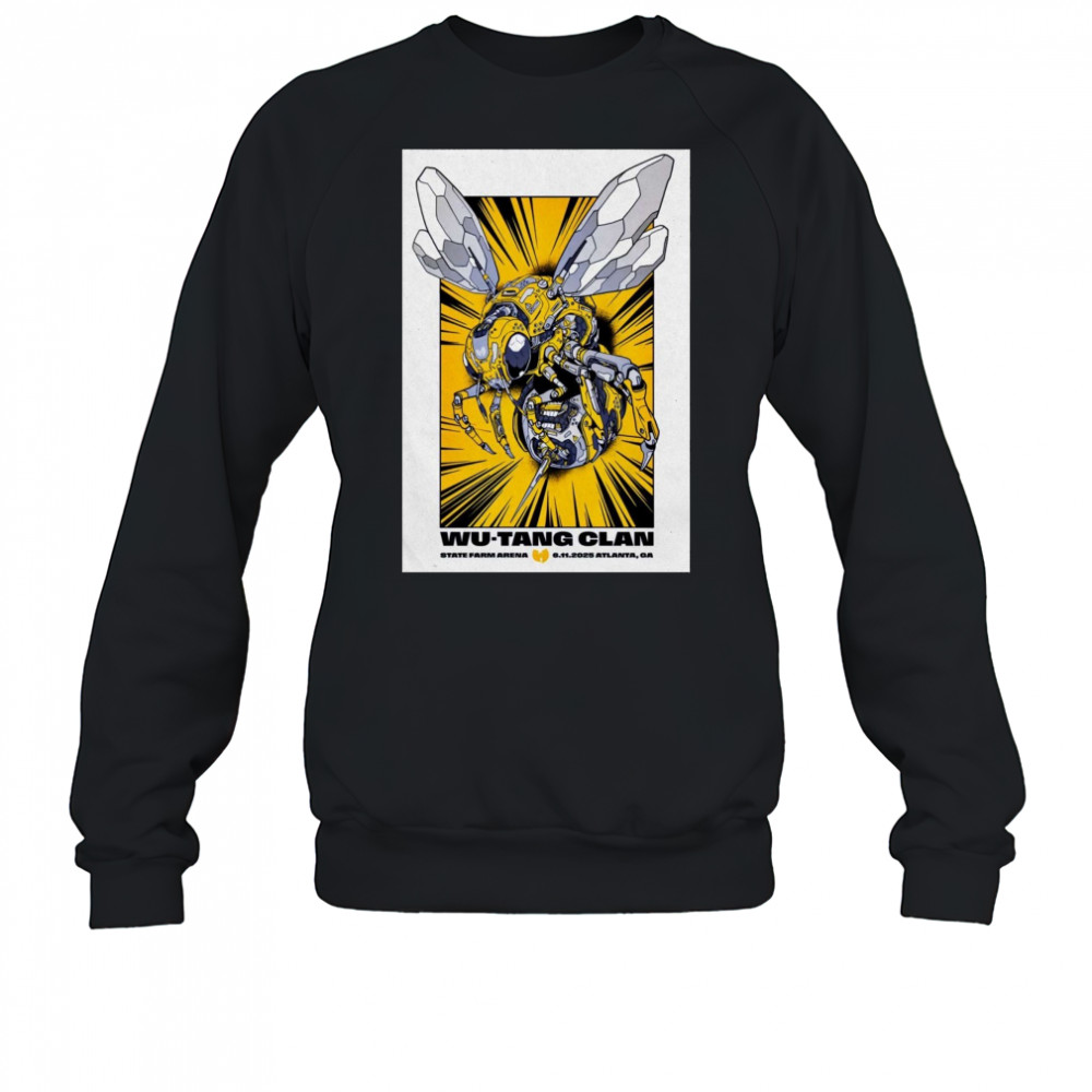 Wu Tang Clan Jun 11 2025 Atlanta GA Poster T-Shirt Sweatshirt